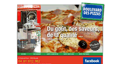 Desktop Screenshot of boulevarddespizzas.com